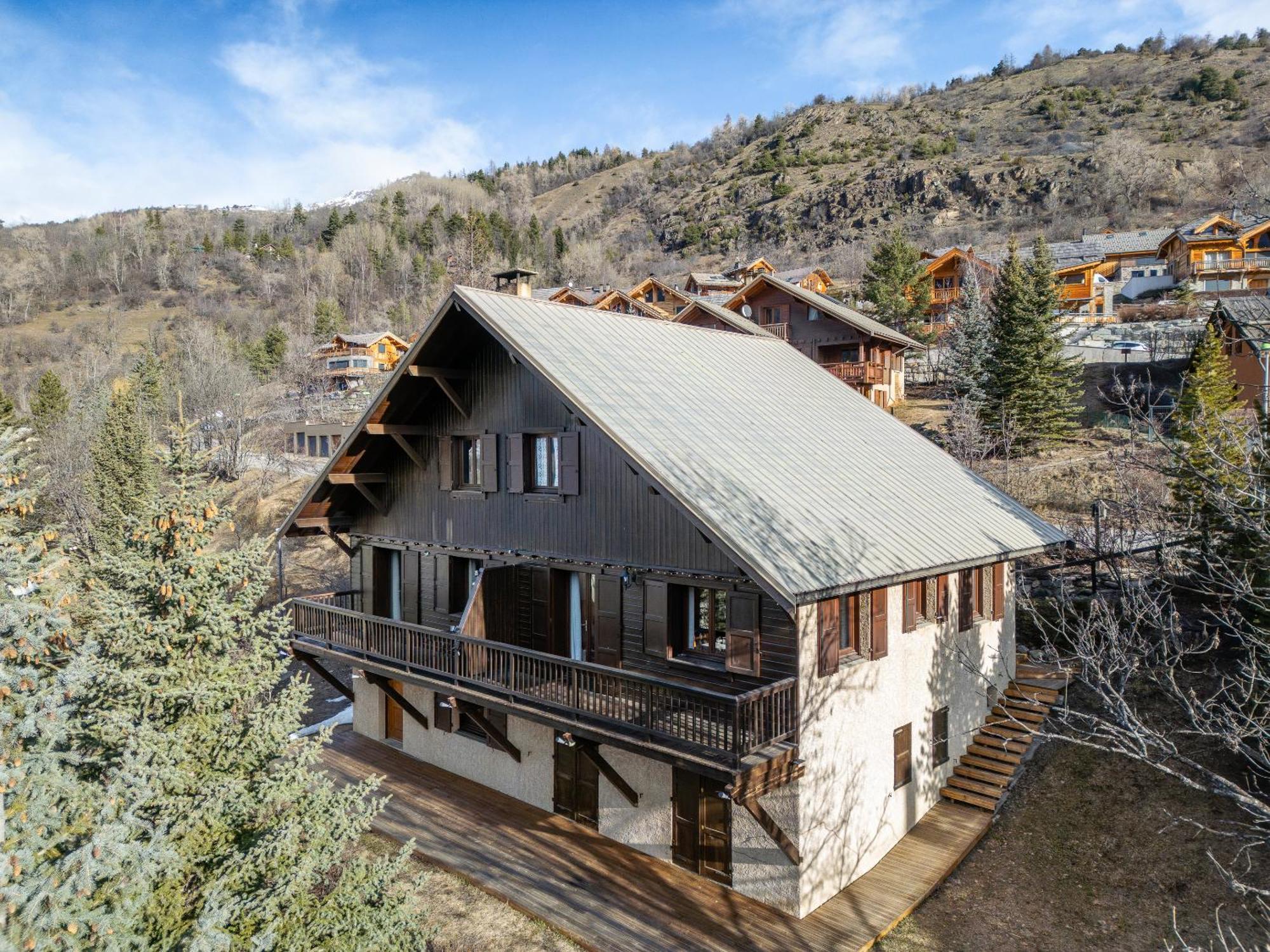 Serre Chevalier Studio 30 M2 Coin Montagne A 8 Minutes Des Pistes Saint-Chaffrey Buitenkant foto